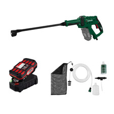 Parkside 20V Cordless Battery Pressure Washer With 20V Battery And Quick Charger