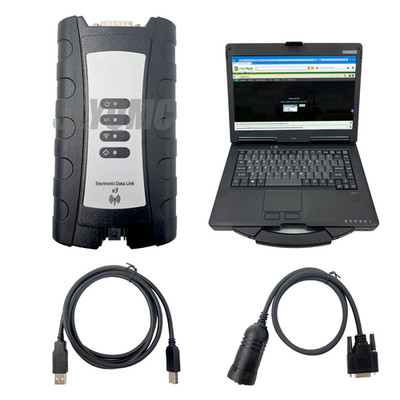 For John Deere Diagnostic Tool EDL V5.3 Data Link Agriculture Tractor and Laptop