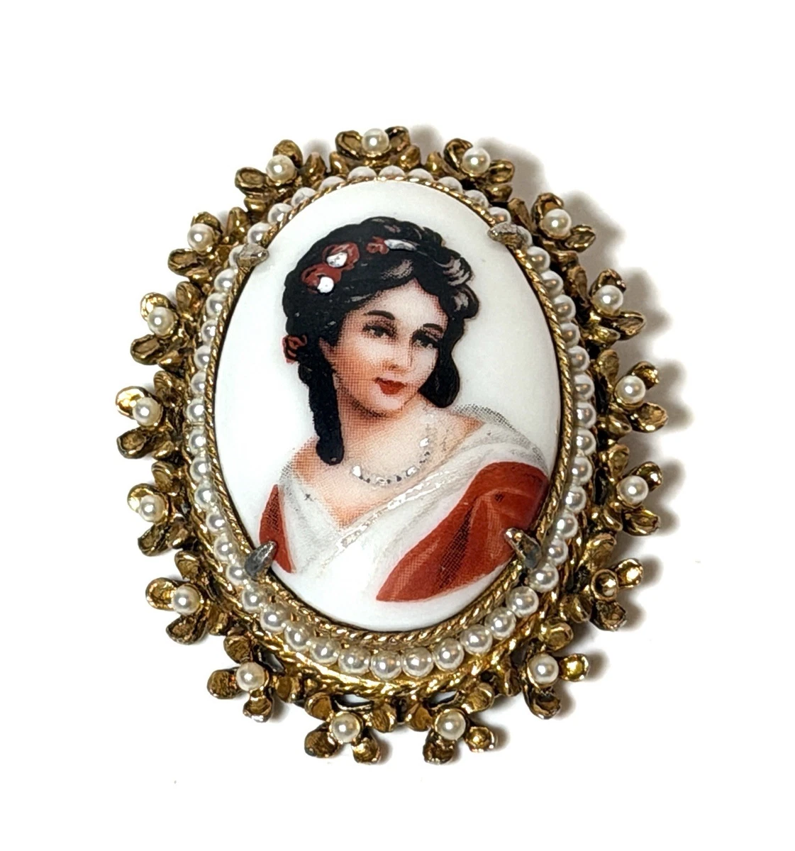 Florenza Signed Vintage & Antique Fashion Brooches & Pins for sale