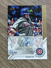 Ian Happ 2017 Topps Update Salute Auto Rookie Card Chicago Cubs RC. rookie card picture
