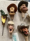 Lot Of  9 Bottle Toppers (vintage And Carved) — photo 2