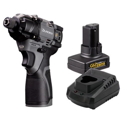 Durofix G12 Compact Schlagschrauber 1/4'' Sechskant 190Nm 4,0Ah Akku Set RI12185-PMG
