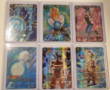 Dragon Ball Super Card Game - 6 Card Lot - Rare Holo Foils 