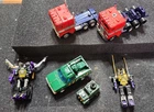 Transformers G1 Lot of 6: Optimus Prime x2, Brawn, Hoist, Shrapnel, Kickback