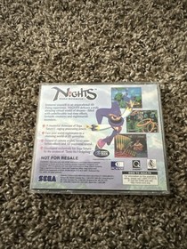 SEGA Nights Into Dreams... Sega Saturn NTSC-U/C Not For Resale Manual Included