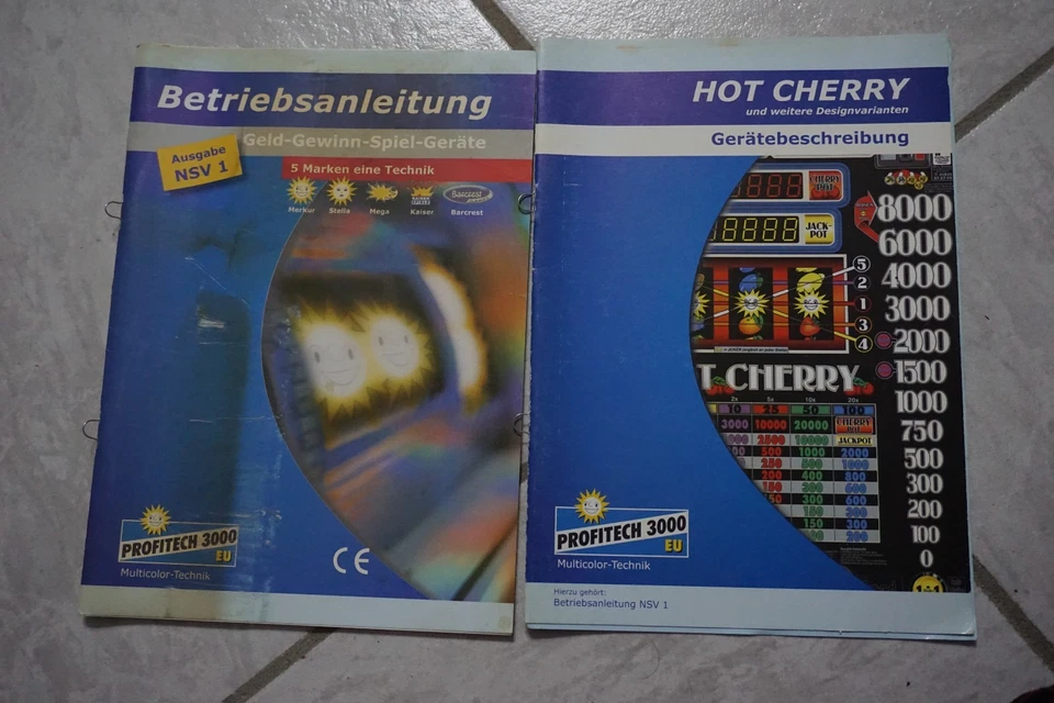 Merkur - HOT CHERRY  - Anleitung ADP Geldspielgerät Spielautomat Beschreibung - Bild 1 von 1