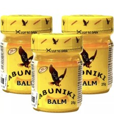 Aboniki Balm for Muscle Relief and Pain, 25g, (3 Pack) Expires 2028