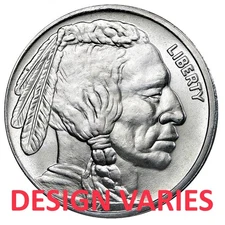 1 oz Silver Buffalo Round .999 Fine Silver - Random Mint
