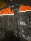 Vintage Steinmark Leather Biker Jacket Red Black White Size 40 — photo 9