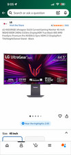 LG UltraGear 45" OLED 240Hz 800R Curved Gaming Monitor 1440p 45GS96QB