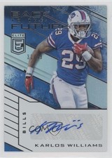 2016 Donruss Elite Back to the Future Signatures 31/49 Karlos Williams Auto a3q
