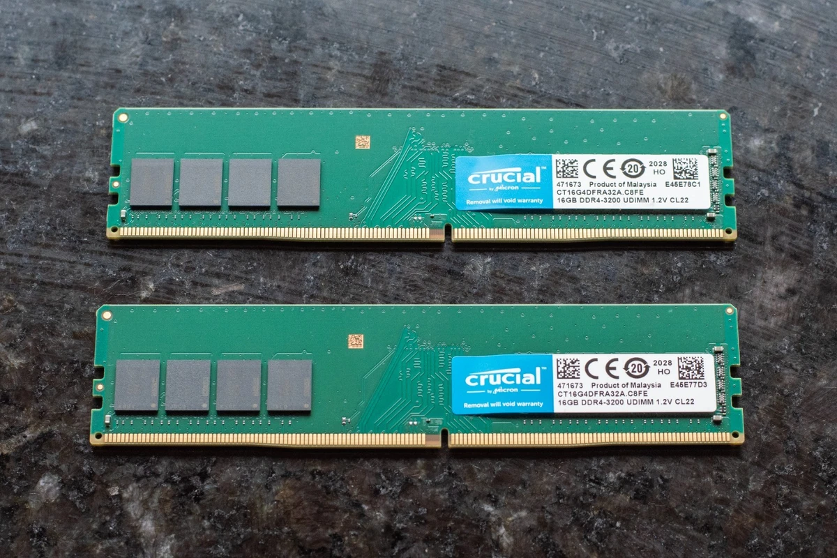 25+ Crucial DDR4 SDRAM 16 GB Total Capacity Memory (RAM) for sale