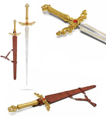 Rogier s Rapier Elden Ring 1:1 Scale Life Size Metal 37'' Medieval Sword + Sheath
