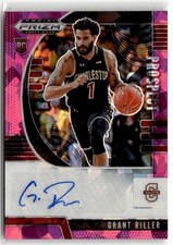 2020-21 Panini Prizm Draft Prospect Pink Ice Grant Riller RC Auto #PA-GR
