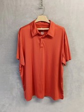 All In Motion Polo Shirt Men's XXL Red Terracotta Stretch Comfort