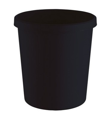 Helit Papierkorb ''the green german'' 18L - schwarz