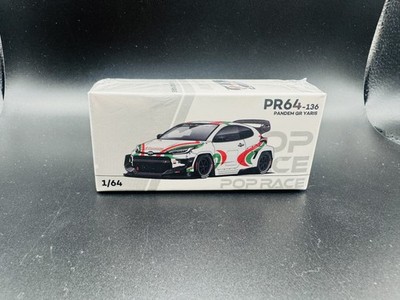 Pop Race 1:64 Pandem GR Yaris White #136 | eBay