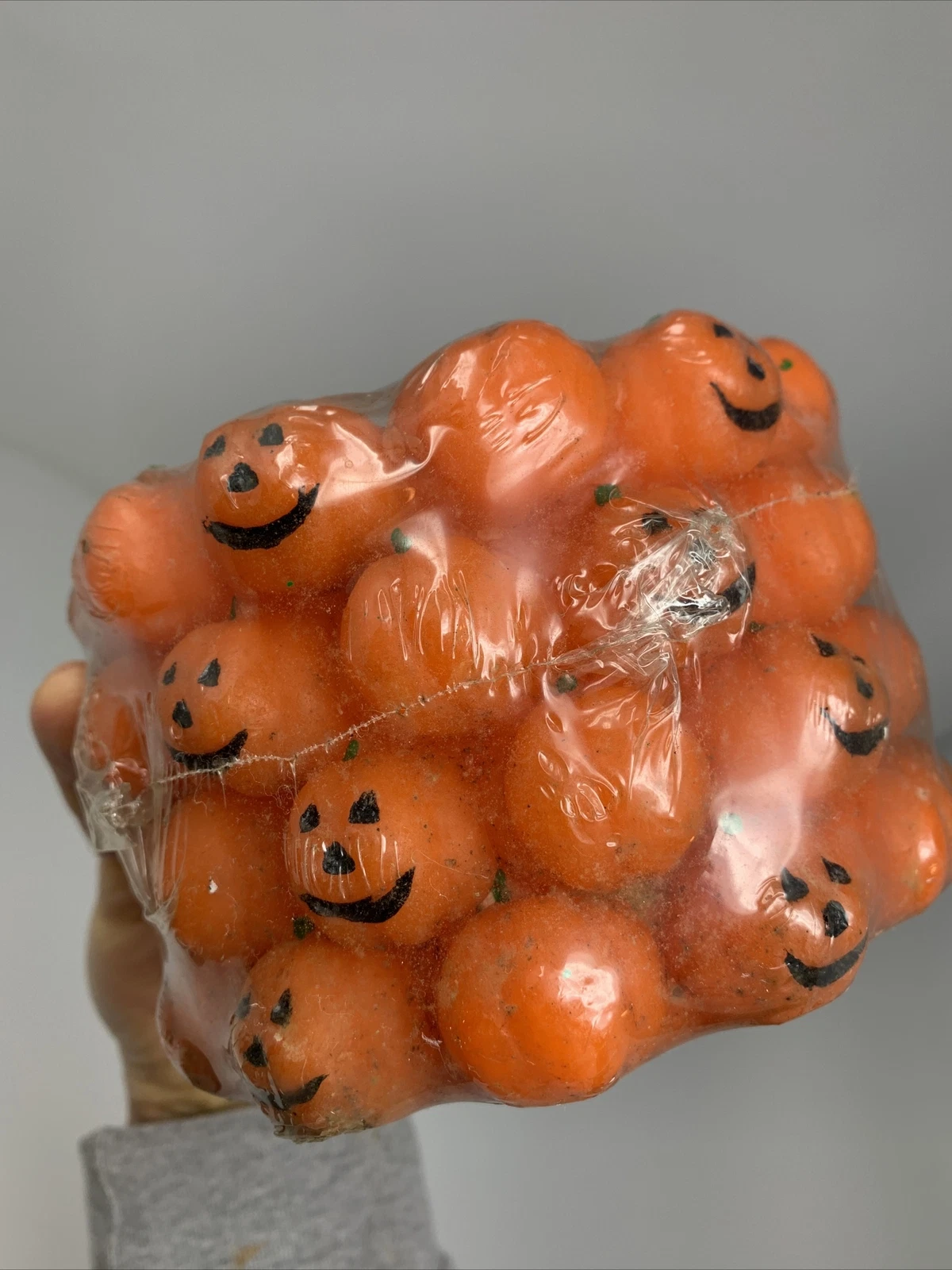 Vintage TAMCO Wax Pumpkin Candle 5”x3.5” New In Plastic COOL DESIGN!! image 9