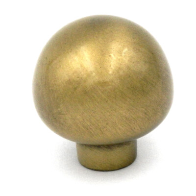 Hickory Hardware Cavalier Antique Brass Round 1 1/4'' Cabinet Knob P307-AB