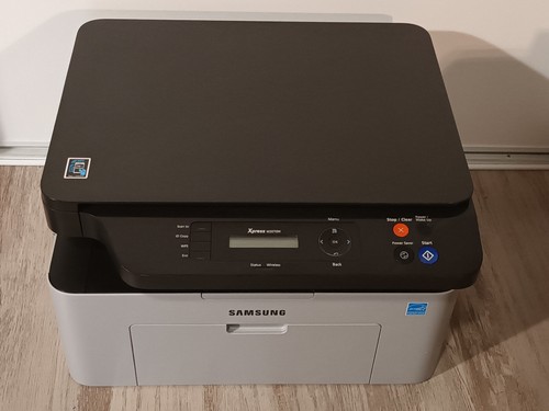 Imprimante Laser Samsung Xpress SL-M2070W WiFi NFC USB 20ppm-Toner neuf+câbles - Foto 2 di 13