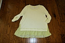 XL MATILDA JANE DRESS 34" LONG BLOUSE LONG SLEEVE STRETCH Classic TUNIC NEW