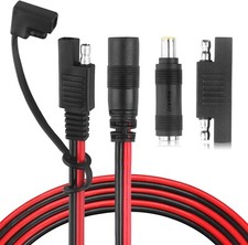 DC 8mm Female to SAE Connector Adapter 14AWG Cable Wire, Suitable for Solar P...