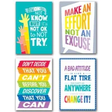 Creative Teaching Press Inspire U Painted Palette 4-Posters (4 Pack) (Room Displ
