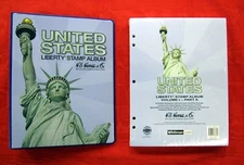 HE HARRIS USA LIBERTY STAMP ALBUM VOLUME 1 PART A 1847-1994 BINDER & PAGES