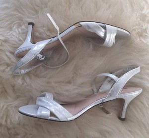 nina silver heels