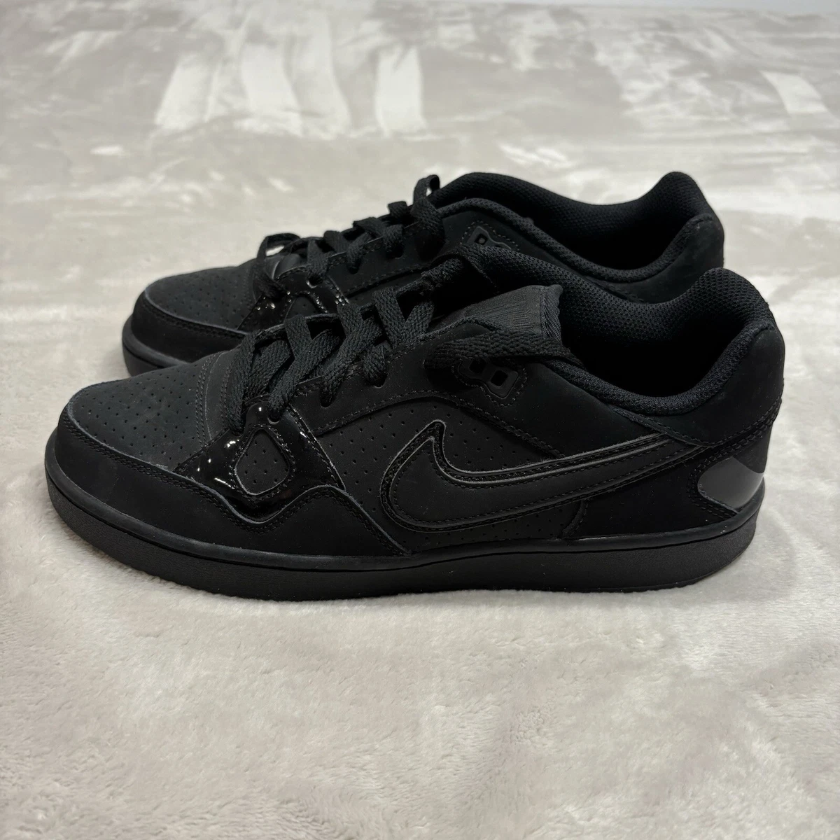 NIKE Son Of Force Shoes Men\'s Size 12 Low Top Basketball Triple Black 616775-005 Nike Son Of Force Triple Black | eBay main image 4