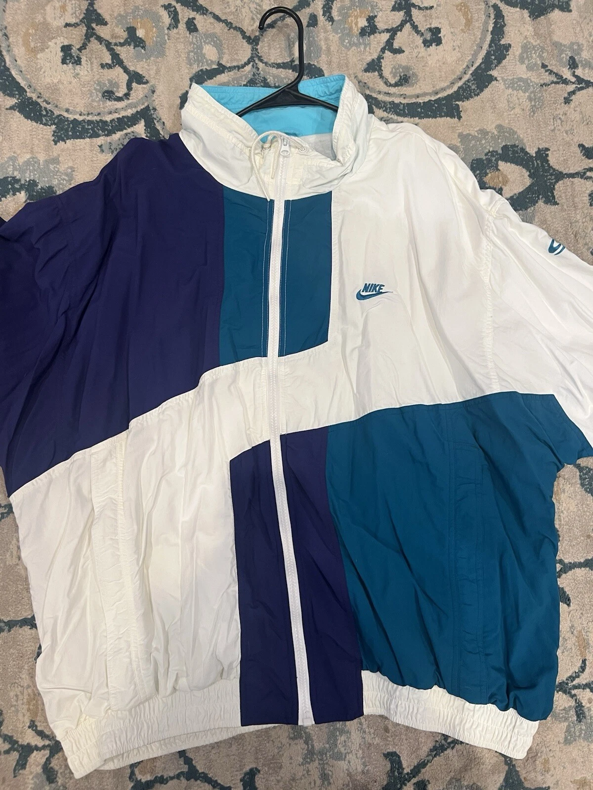 Veste de survêtement tennis vintage années 90 Nike Supreme Court Jacket coupe vent bloc XXXL