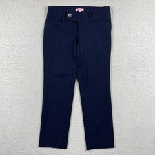 Lilly Pulitzer Pants Womens 2 Blue 2 Way Stretch Capri Preppy Career Workwear