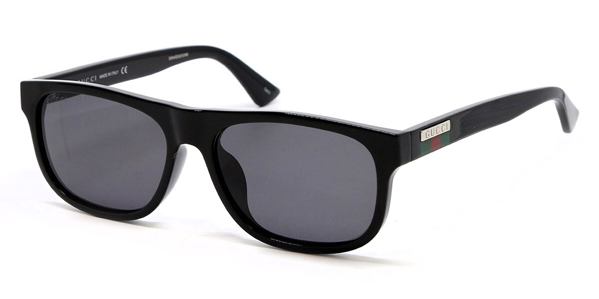 Gucci Men Sunglasses GG0770SA 001 Black/Grey Lens Design 58mm