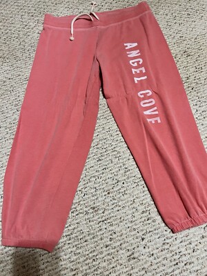 PREOWNED VICTORIA SECRET CAPRI KNICKERS; WOMENS SIZE MEDIUM CORAL COLORED