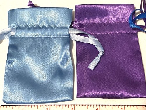 10 PACK SATIN Candy Gift wrap Bags Pouch bridal party favor wedding baby shower - Picture 3 of 26