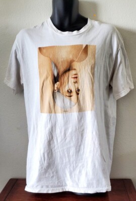 Ariana Grande Sweetener Shirt 2018 Official Album Concert Tour Band White Sz L