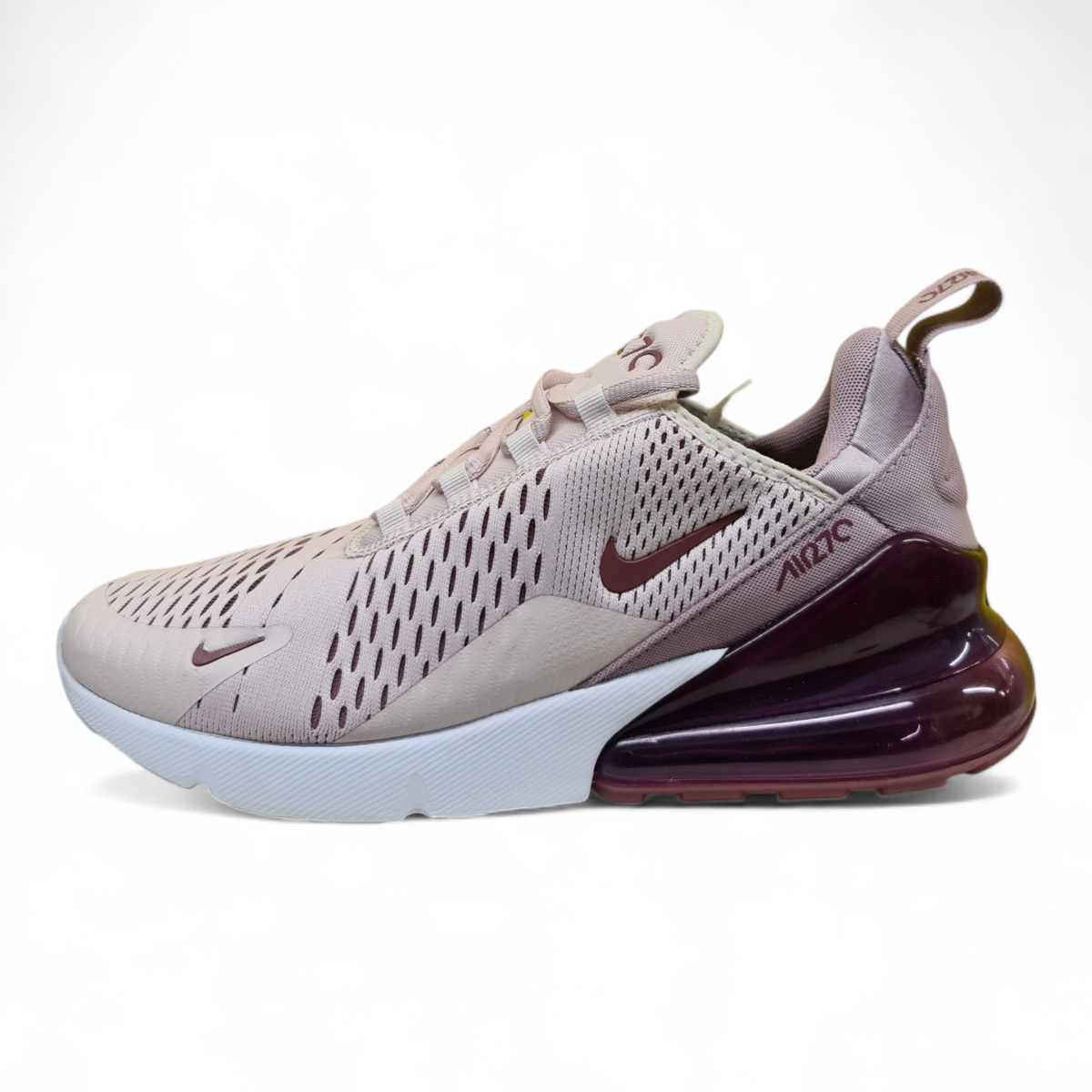 barely rose nike 270