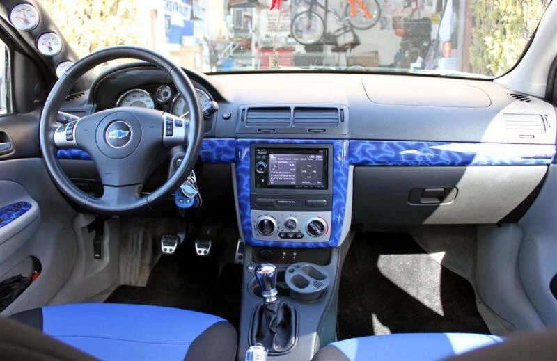 Complete Interior Blue Vinyl Trim Kit Chevy fits 05 10 Chevrolet Cobalt