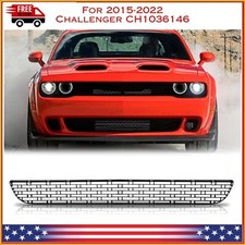 Front Bumper Lower Grill Compatible with 2015-2022 Dodge Challenger Replacement