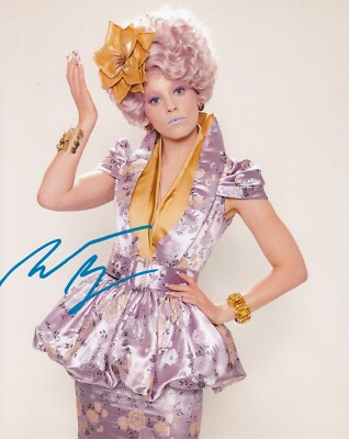 ELIZABETH BANKS signed Autogramm 20x25cm HUNGER GAMES in Person autograph COA