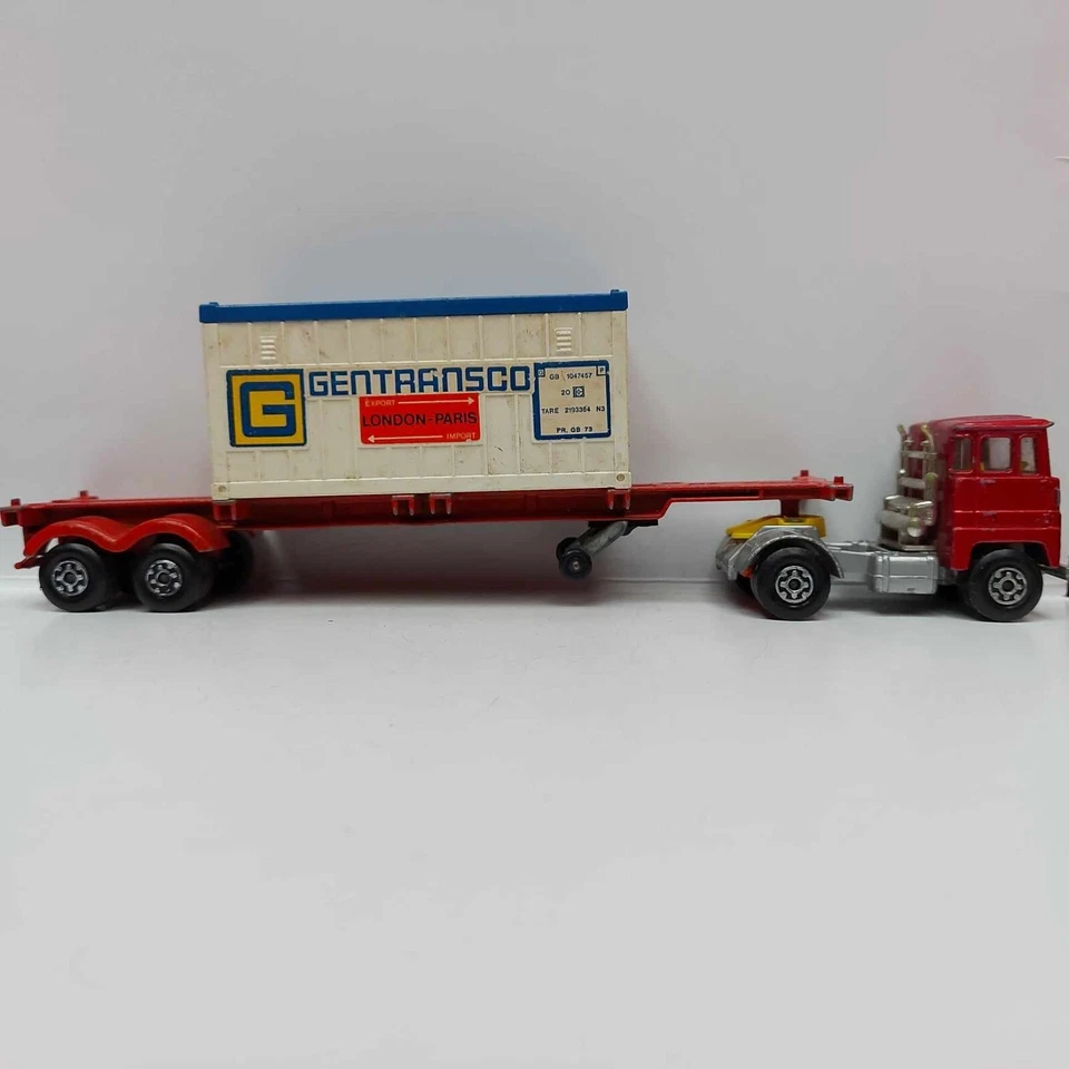 Matchbox Super Kings K-17 Scammell Crusader  Container Truck INCOMPETE CON. 1973 - Bild 2 von 4