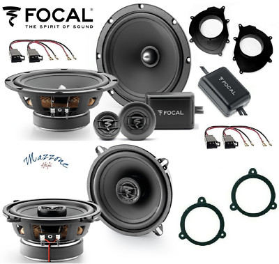 Focal Set 6 Lautsprecher Ase 165 ACX 130 Für Renault Clio 2013 + Adatt / BMW