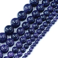 Blue Goldstone Round Spacer Beads 15" 4mm 6mm 8mm 10mm 12mm FREE SHIP