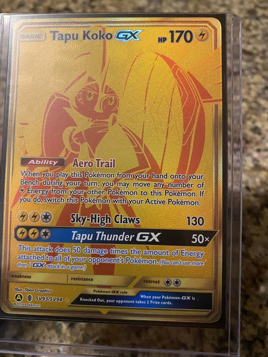 Tapu Koko GX - SV93/SV94 - CGC 8.5 NM/Mint+ - Hidden Fates - 02241