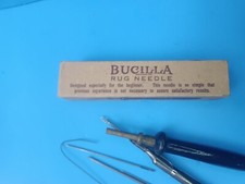 Vintage Rug Needle in box, Bucilla