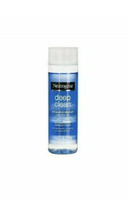 3x Neutrogena Deep Clean Augen Make-up Entferner, sogar entfernen wasserfeste Mascara 125ml