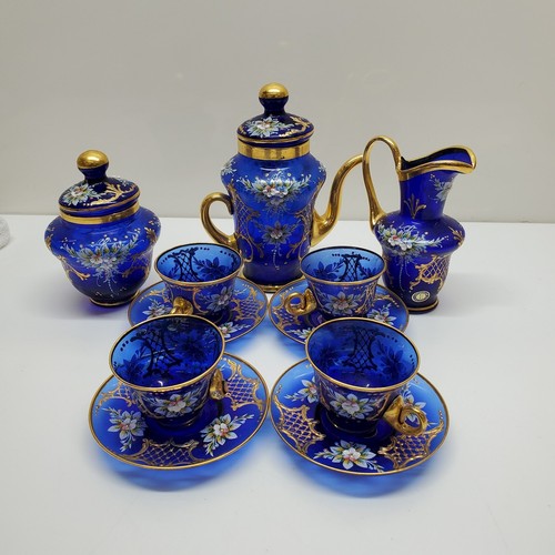 Vintage Italian Murano Glass Tea Set eBay