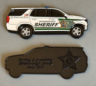 HILLSBOROUGH COUNTY SHERIFF'S OFFICE (FL) CHALLENGE COIN - TAHOE