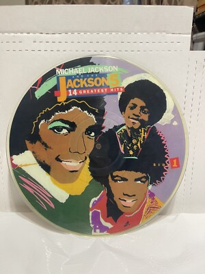 Jackson 5 Lp Picture Disc 14 Greatest Hits 1984 Limited ED With