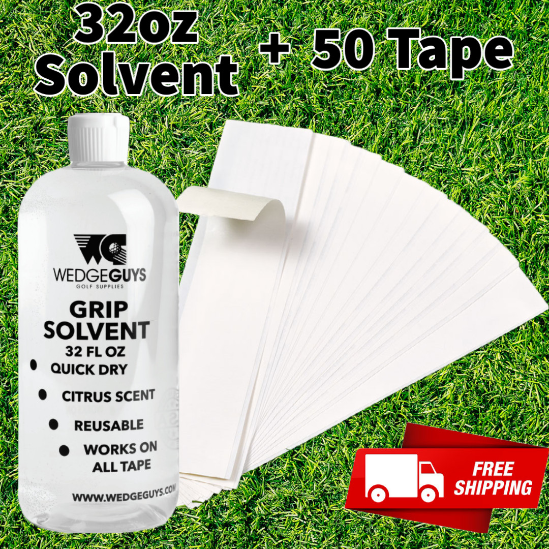 Club Grip Kit 50 (2"x10") Grip Tape Strips- 32 Oz Solvent-instructions